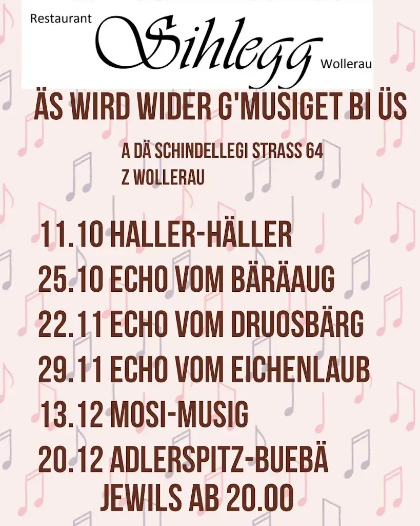 Sihlegg-Wollerau ristorante a Wollerau