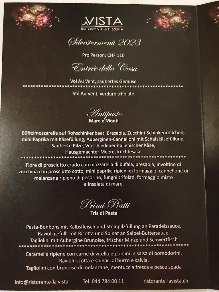 La Vista Feusisberg restaurant à Feusisberg