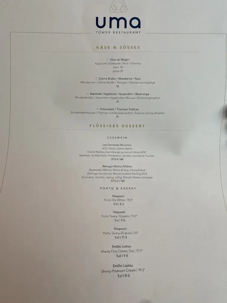 Menu_Restaurant Uma_Ostermundigen_image_1