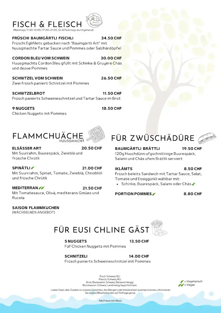 Menü_Restaurant Baumgärtli_Immensee_Bild_2