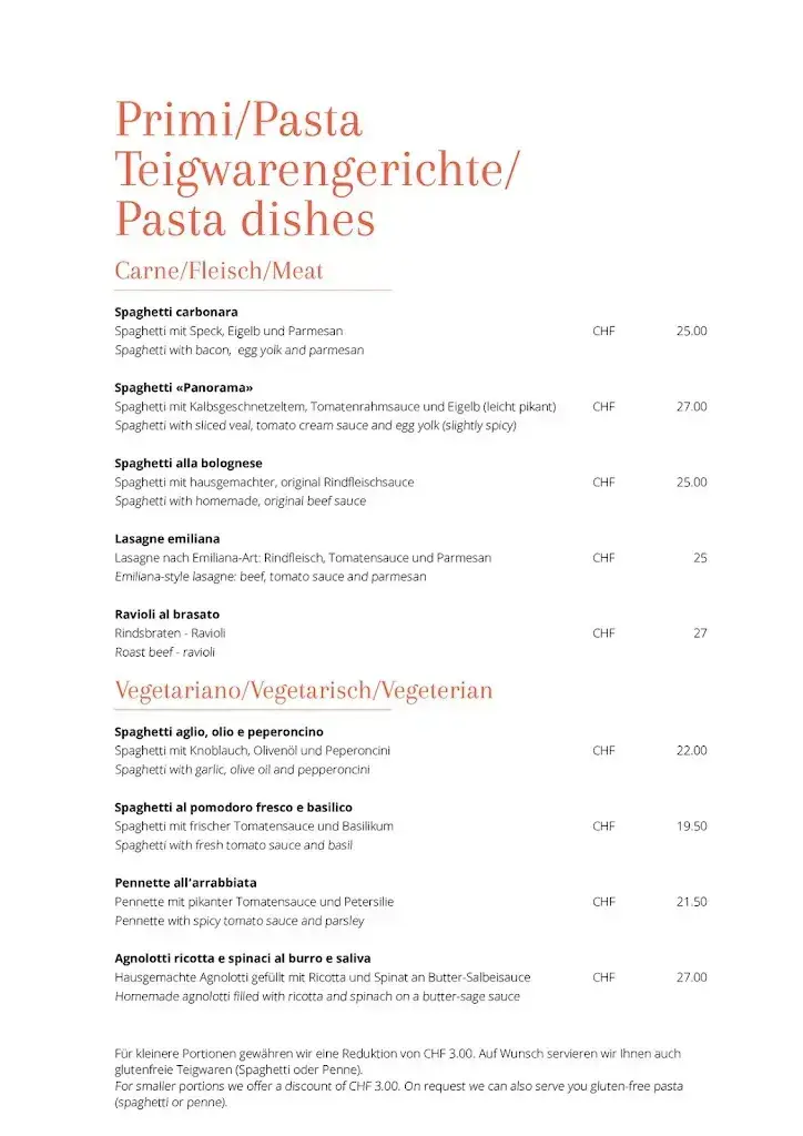 Menü_Panorama Restaurant Küssnacht_Küssnacht_Bild_2