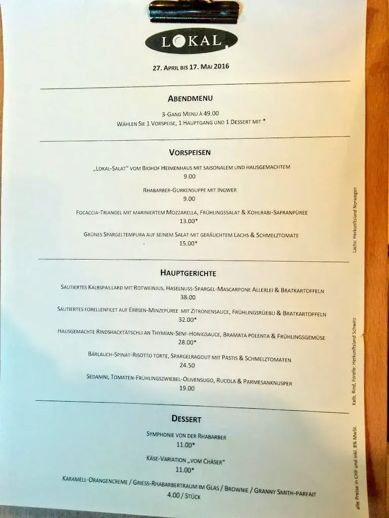 Menu_Restaurant Lokal_Bern_image_3