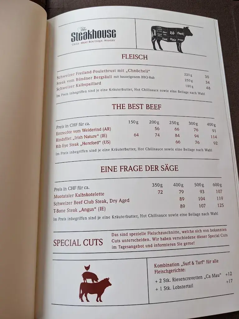 Menu_The Steakhouse - Grillrestaurant Marina Lachen_Lachen_image_2