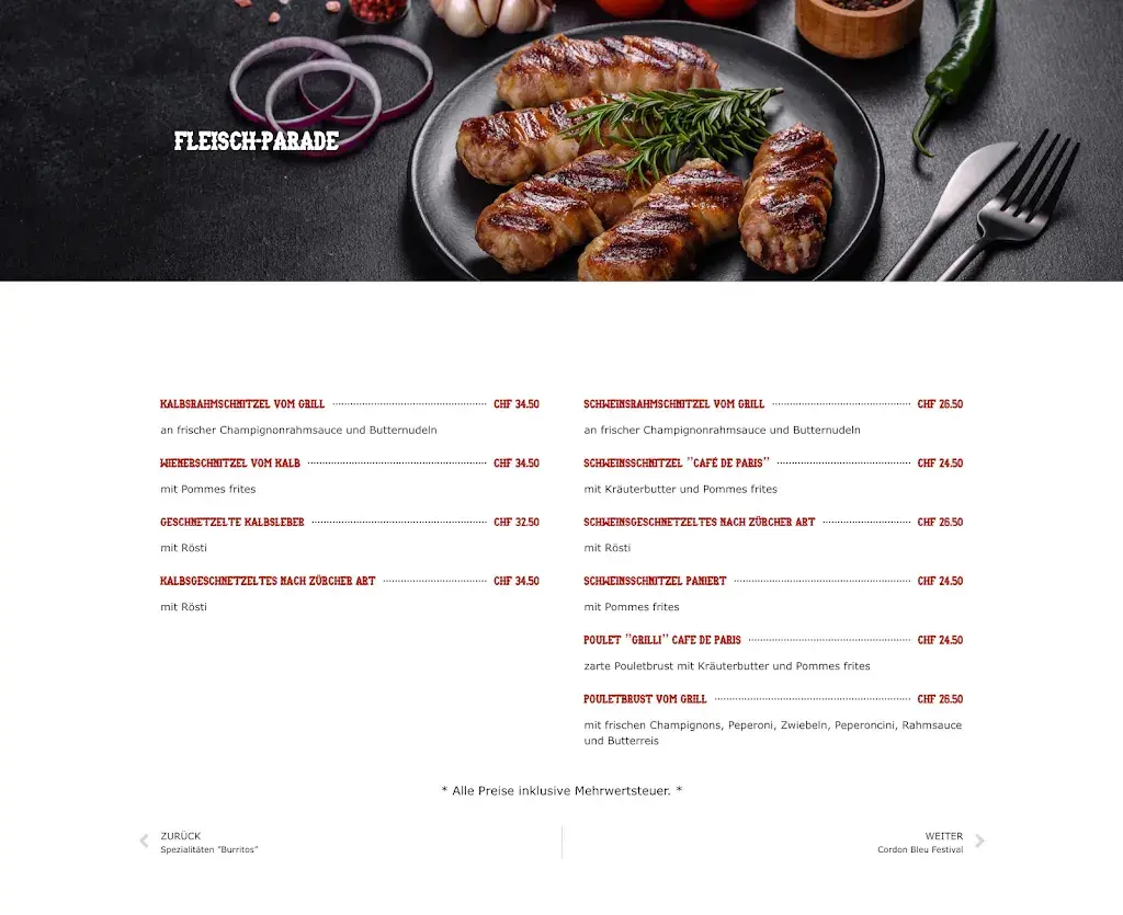 Menu_Kapelle Restaurant & Steakhouse Lachen_Lachen_image_4