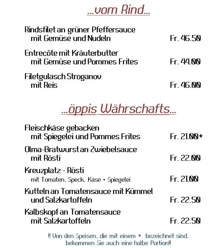 Menu_Restaurant Kreuzplatz_Lachen_image_2