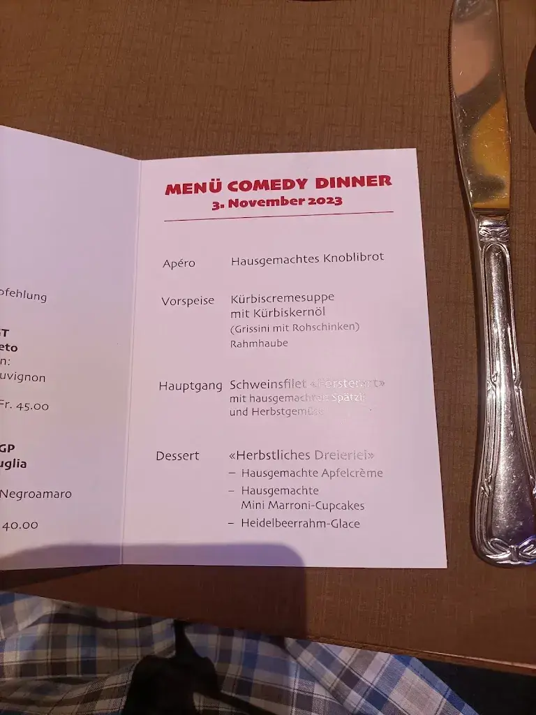 Bistro 94 GmbH restaurant in Buttikon