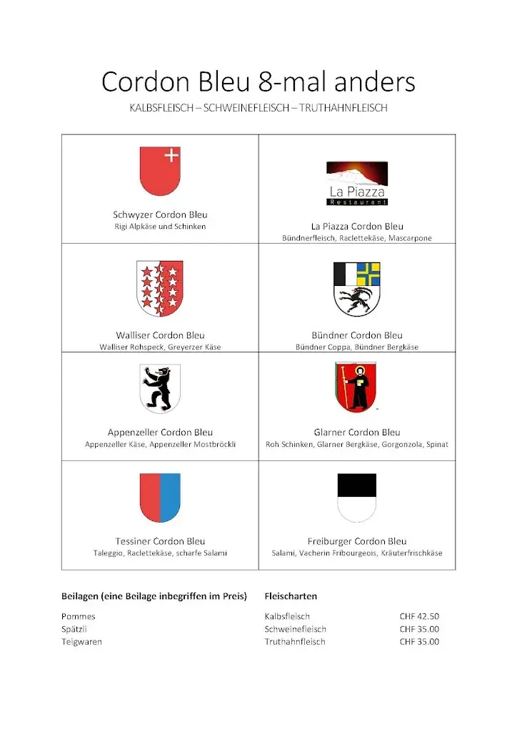 La Piazza_Goldau_menu_image_1