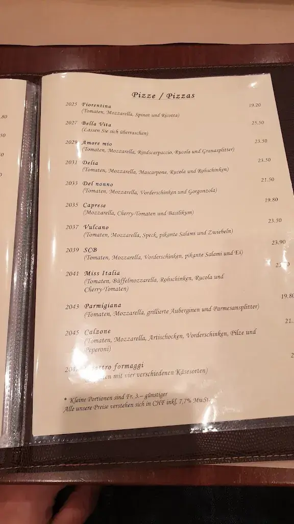 Menu_Ristorante Bella Vita Pizzeria_Bern_image_3