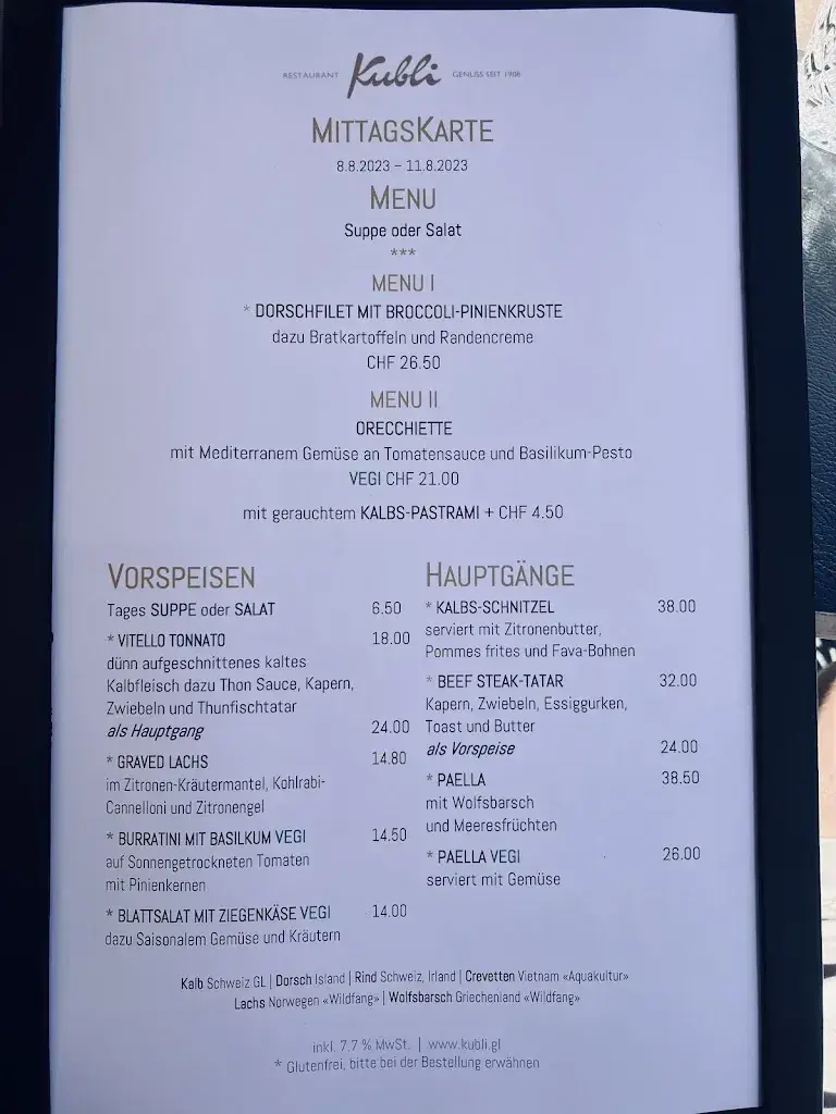 Restaurant Kubli_Glarus_menu_image_1