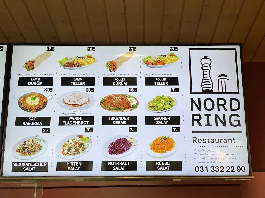 Menu_Nordring Restaurant-Pizzeria Kürekci_Bern_image_1