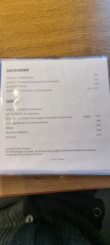 Restaurant Stäfel restaurant à Oberiberg