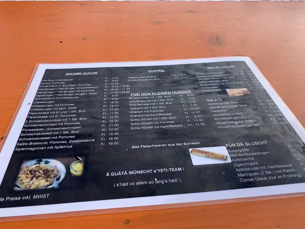 Menu_Restaurant Yeti Hüttä_Oberiberg_image_3