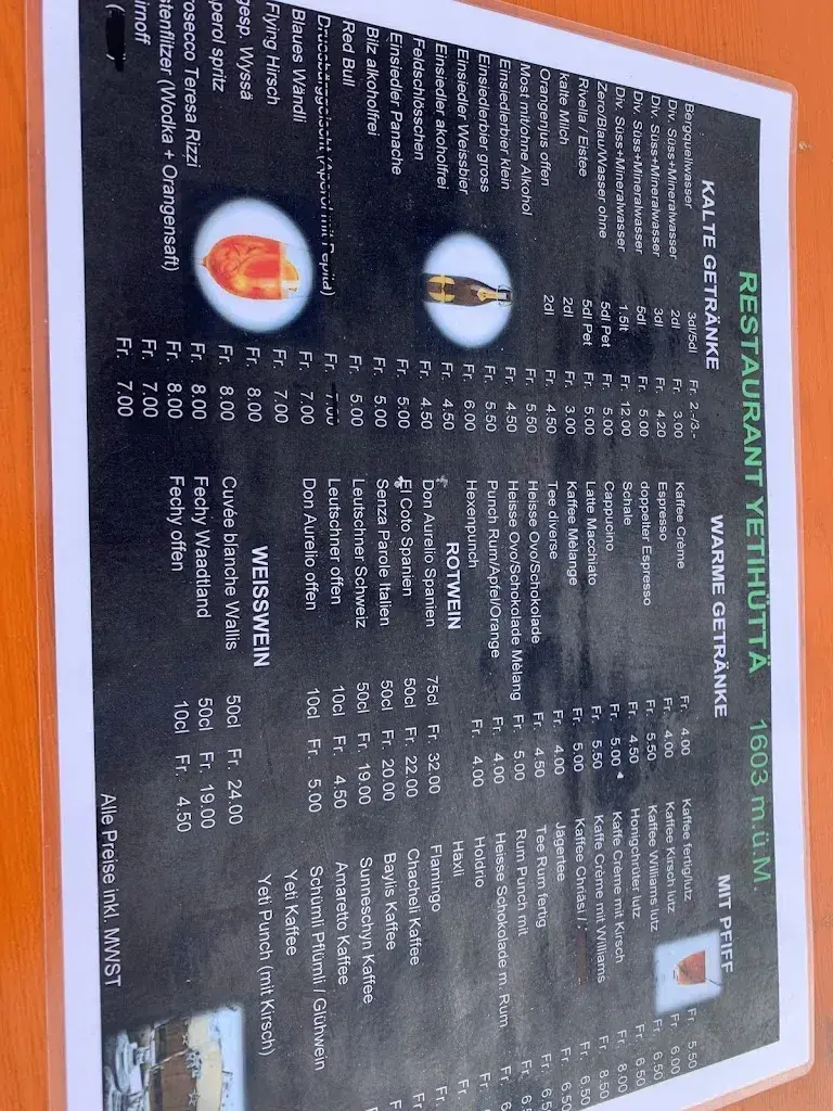 Menu_Restaurant Yeti Hüttä_Oberiberg_image_4