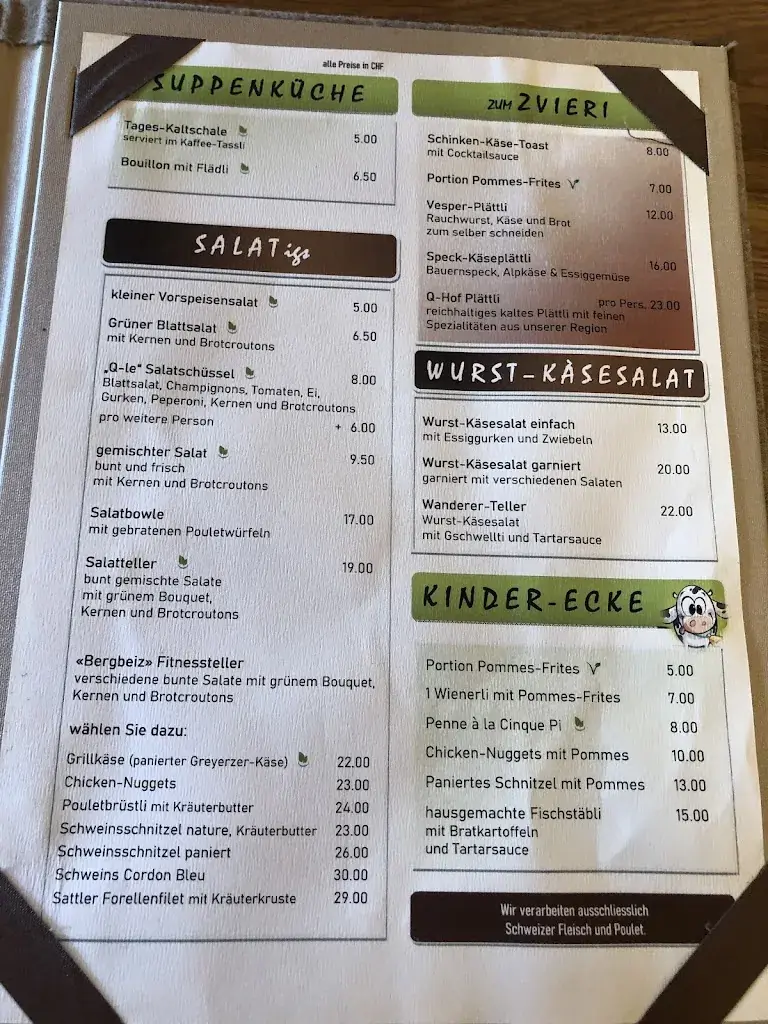 Mostler's Q-HOF restaurant à Sattel