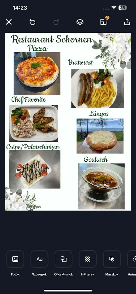 Menu_Restaurant Schornen_Sattel_immagine_4