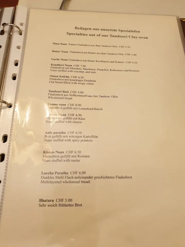 Menu_Bayleaf Gourmet Indisches Restaurant Basel_Basel_image_1