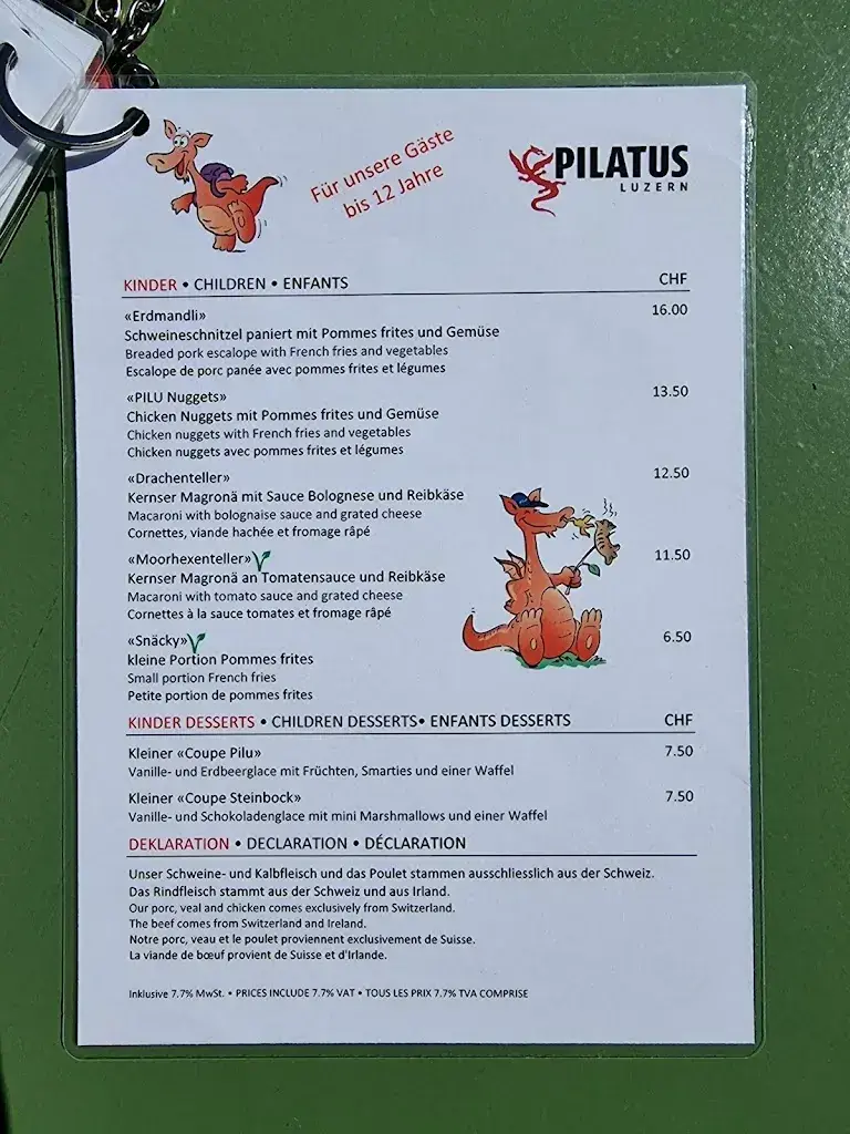 Restaurant Pilatus-Kulm restaurant à Alpnach