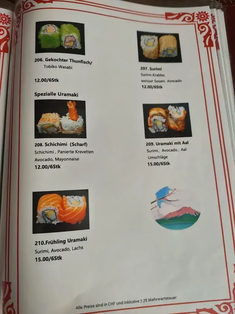 Menu_Asia Restaurant Lee House_Bern_image_1