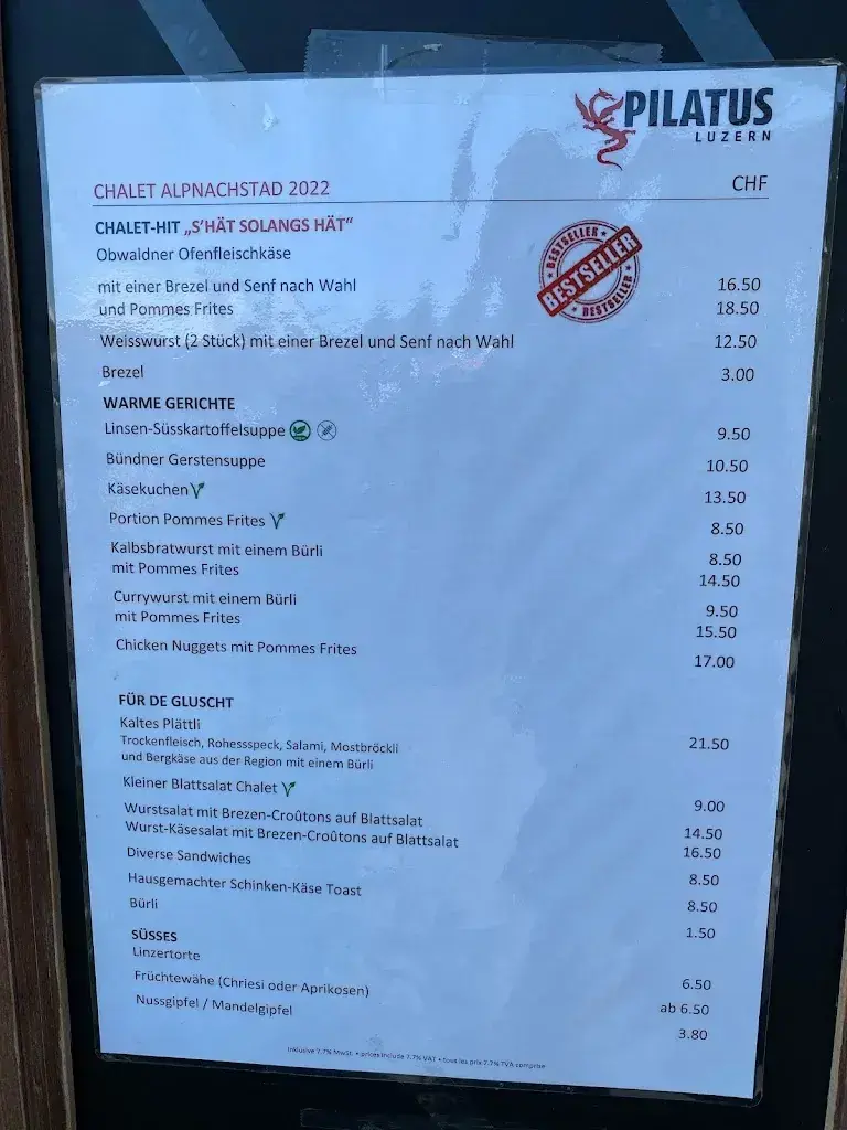 Menu_Restaurant Chalet_Alpnach_image_2