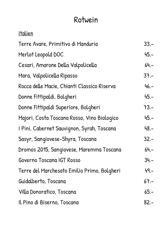 Menu_La Mesa_Sarnen_image_3