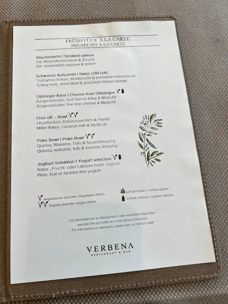 Menu_Verbena Restaurant & Bar_Ennetbürgen_image_2
