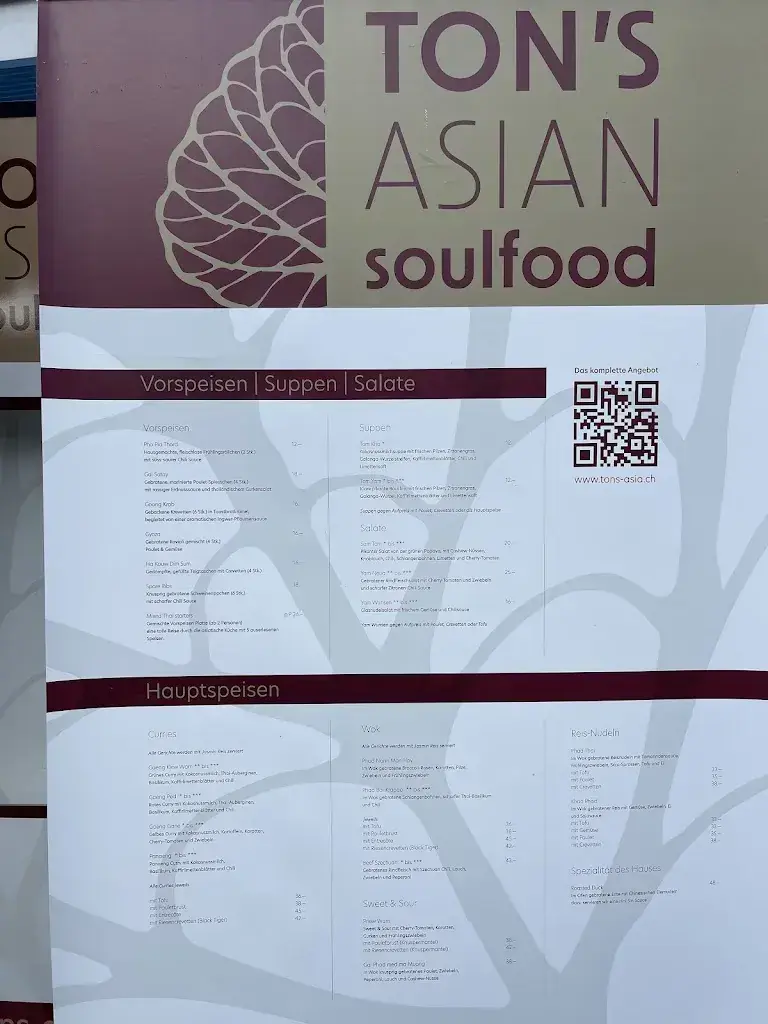 Ton's Asian Soulfood ristorante a Stansstad