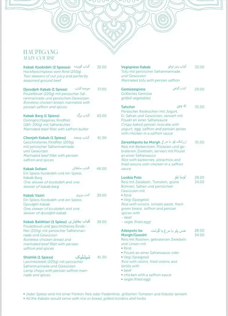 Menu_Farah Café & Restaurant_Stans_image_3