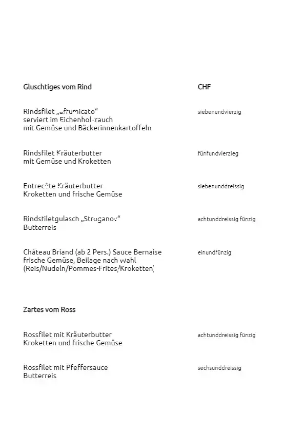 Eintracht restaurant in Wolfenschiessen