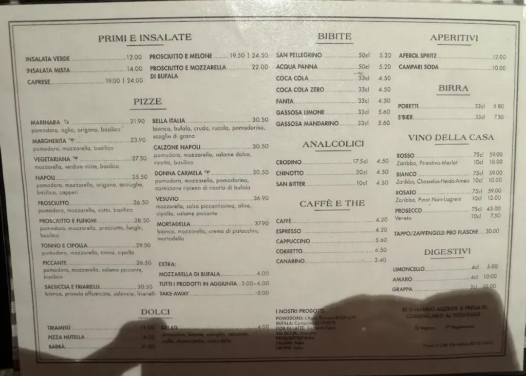 Menu_NAPULÉ PIZZERIA NETSTAL_Netstal_image_1