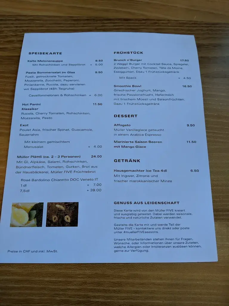 Menü_Café-Konditorei Müller AG_Näfels_Bild_4