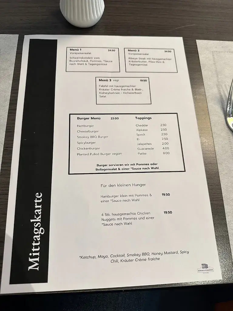 Burger & Steakhouse City Glarus restaurant à Glarus