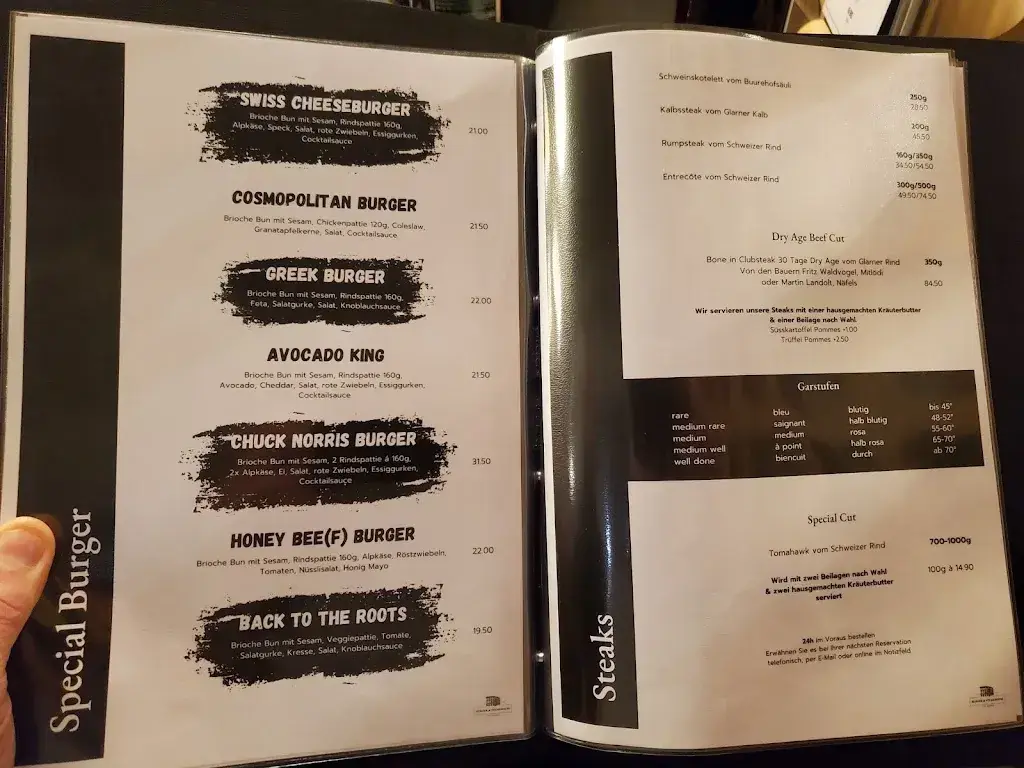 Menu_Burger & Steakhouse City Glarus_Glarus_image_2