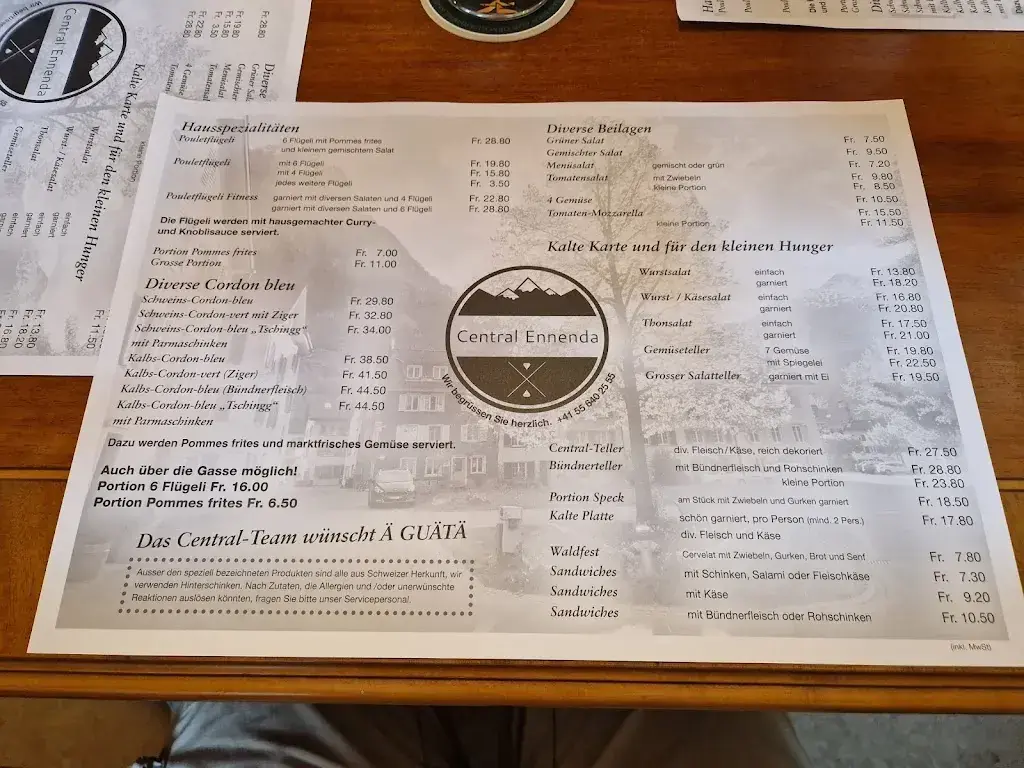 Central restaurant à Ennenda