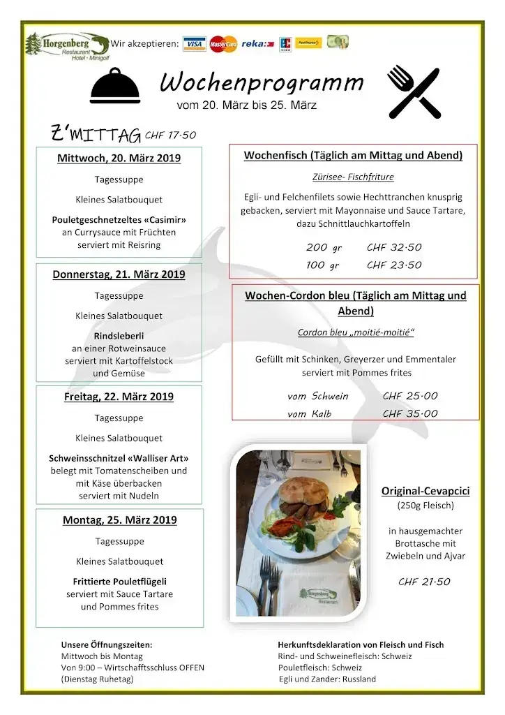 Horgenberg restaurant à Glarus Süd