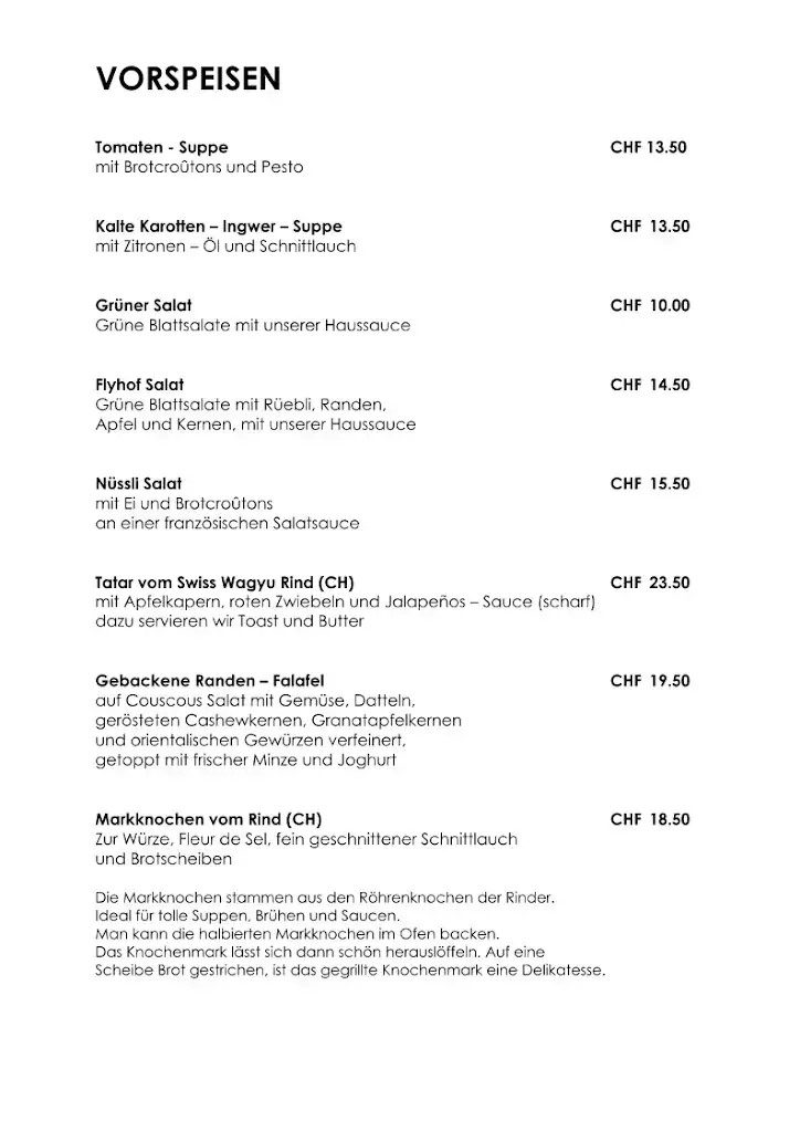 Menu_Hotel Restaurant Flyhof am Walensee_Weesen_image_1