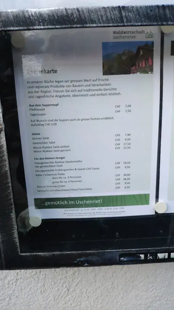 Restaurant Waldwirtschaft Uschenriet_Ennenda_menu_image_1