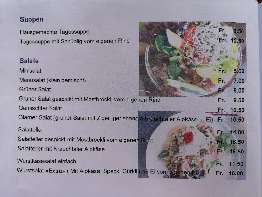 Berggasthaus Edelwyss restaurant à Matt