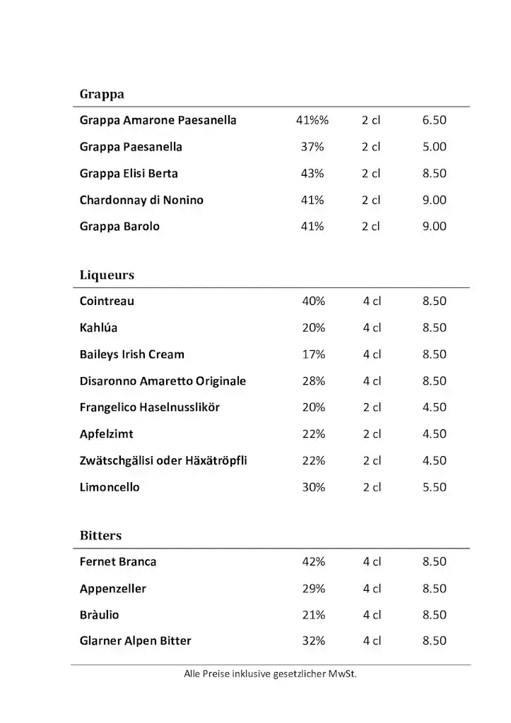 Suworow restaurante en Glarus Süd