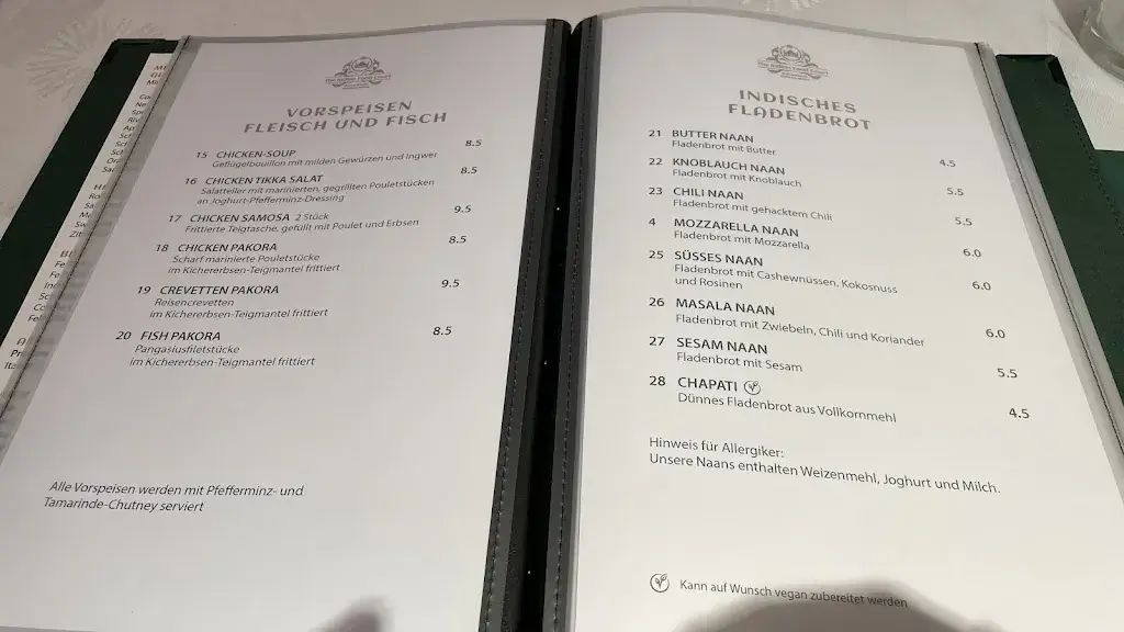 Menu_The Indian food court_Meisterschwanden_image_2