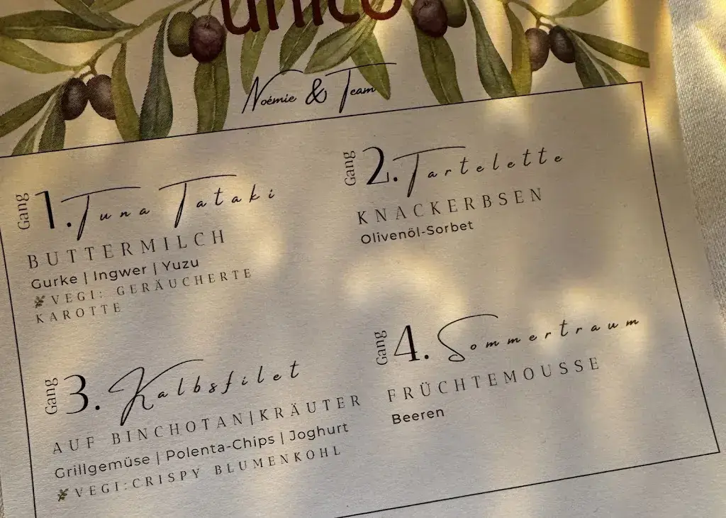 unico restaurant à Zug