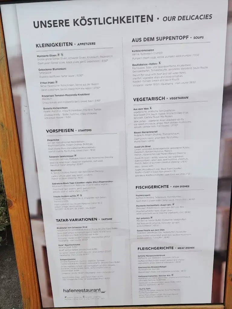 Hafenrestaurant restaurant à Zug