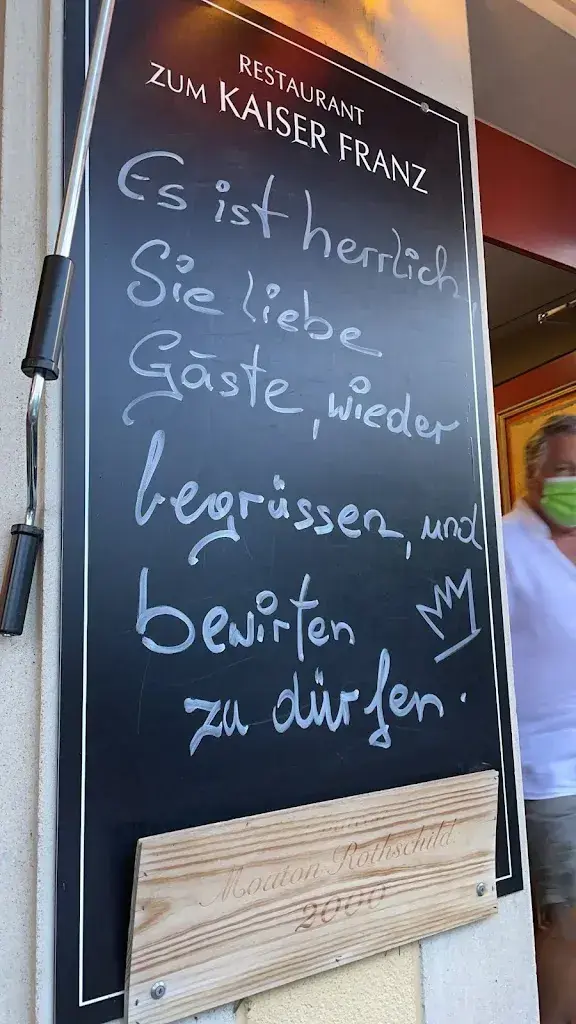 Zum Kaiser Franz_Zug_menu_image_1