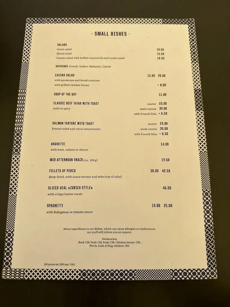 Brasserie Löwen restaurant à Zug