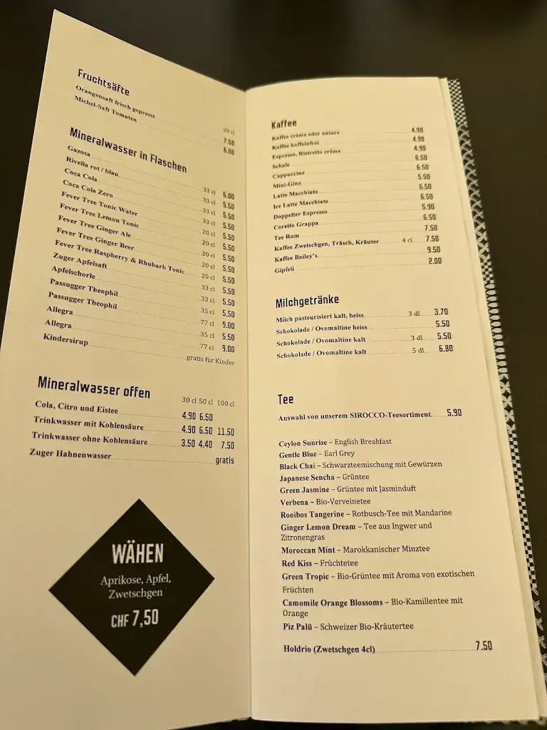 Menü_Brasserie Löwen_Zug_Bild_2