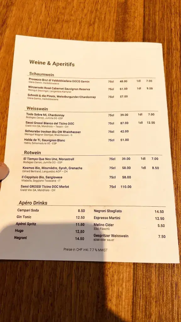 Restaurant Bar Café Maihölzli restaurant à Hünenberg