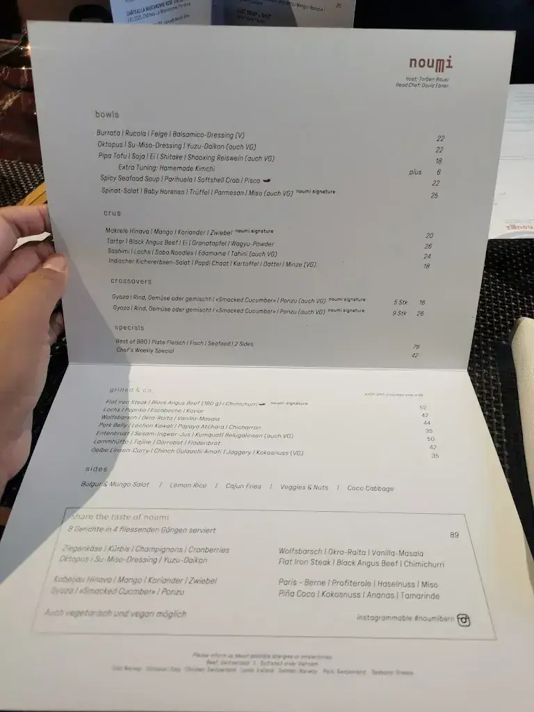 Menu_Noumi Grill & Bar_Bern_image_2