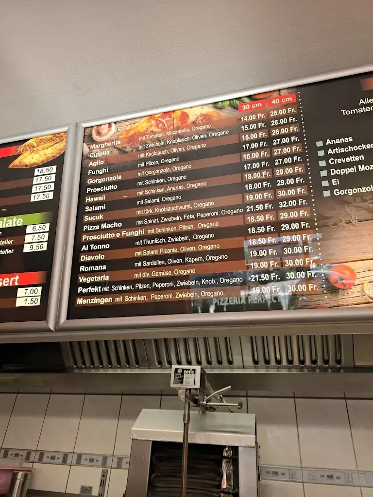 Pizzeria Perfect_Menzingen_menu_image_1