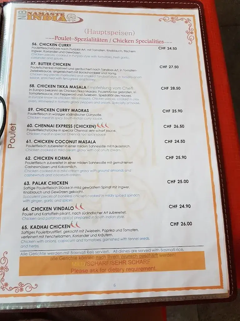 Menu_Namaste India - Indian Restaurant_Bern_image_2