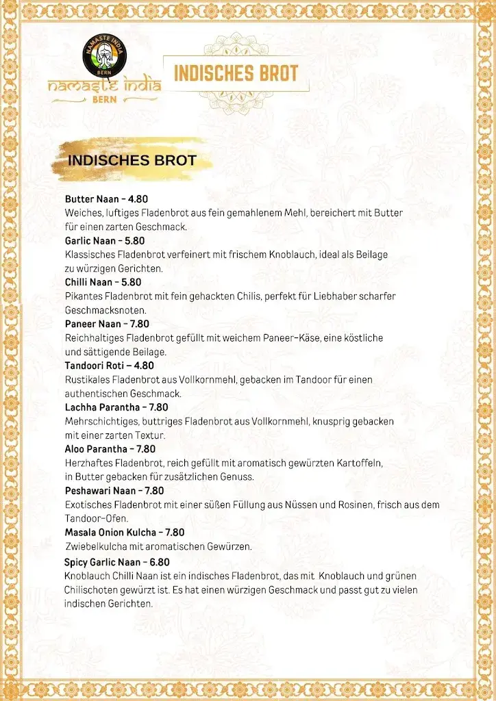 Menu_Namaste India - Indian Restaurant_Bern_image_4
