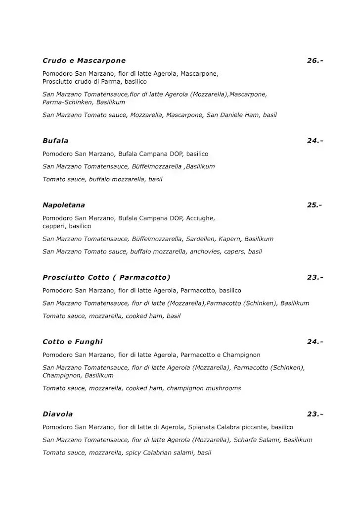 Menu_Restaurant La tavola (Pizza cucina e vino)_Risch-Rotkreuz_immagine_3